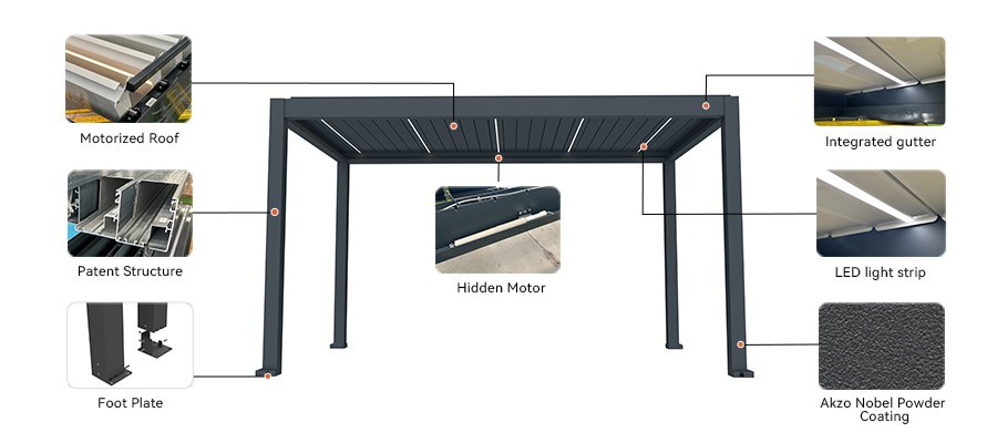 25920-wall mounted metal pergola-1
