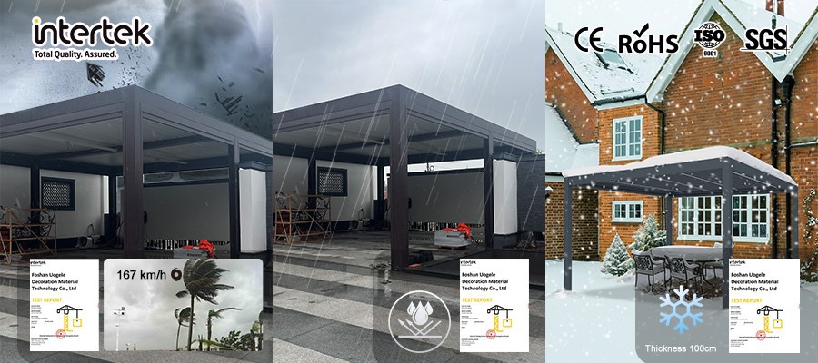 2632-Waterproof Louver Roof Pergola-3